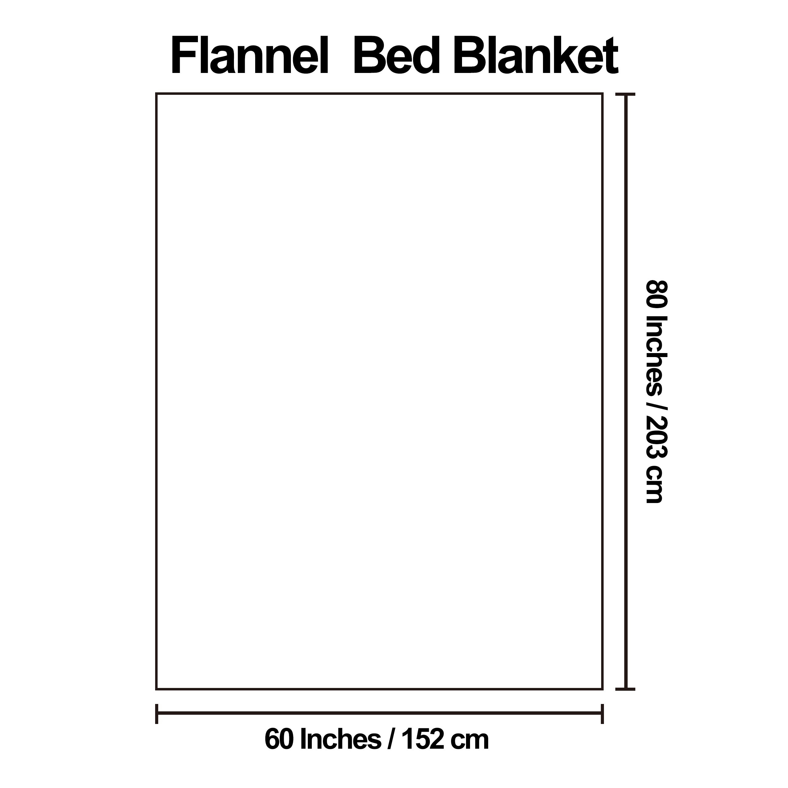 1 pc flannel bed blanket 60x80 inches details 7