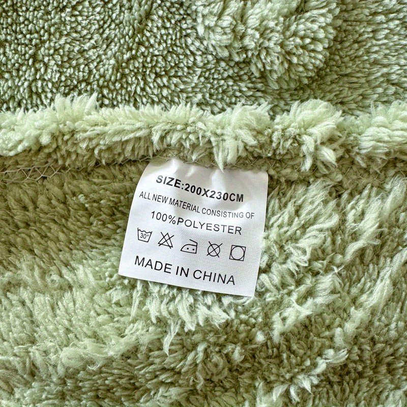 ultra soft butterfly jacquard faux lamb wool blanket versatile machine washable for bedroom living room or dorm decor details 8