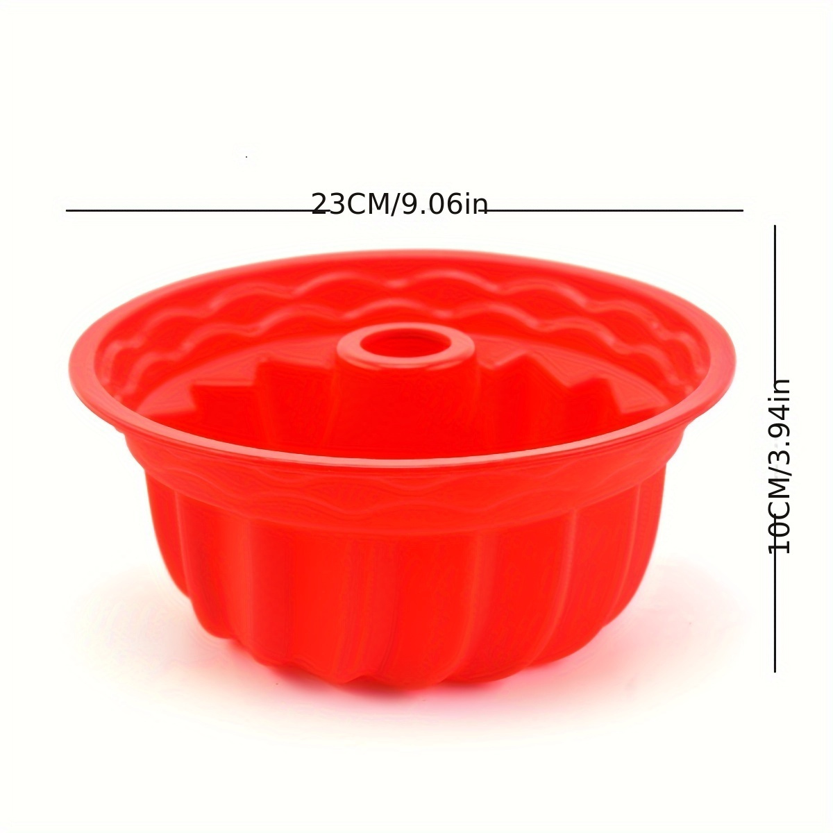 8 inch silicone baking pan chemical free perfect for cakes puddings desserts ideal for valentines mothers day graduation fathers day details 3