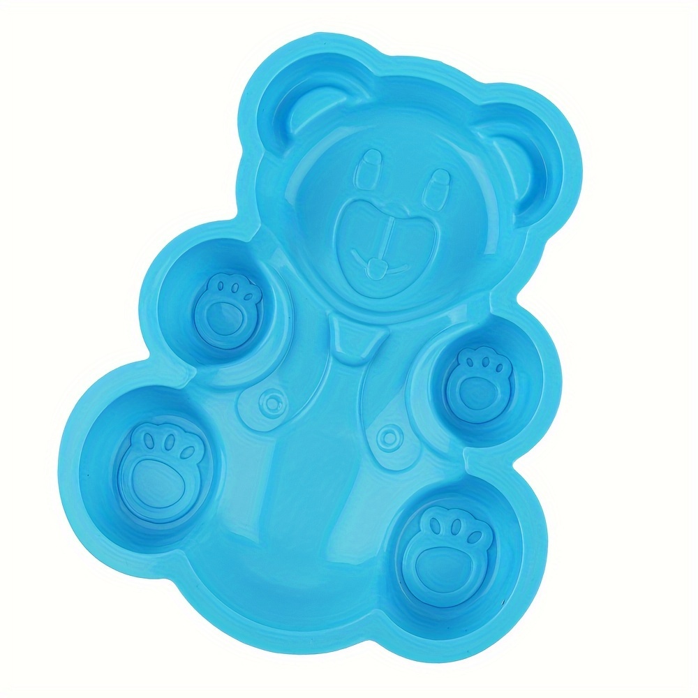 1pc silicone bear cake mold easy to   resistant and oven safe bakeware for holiday celebrations baking tools details 1