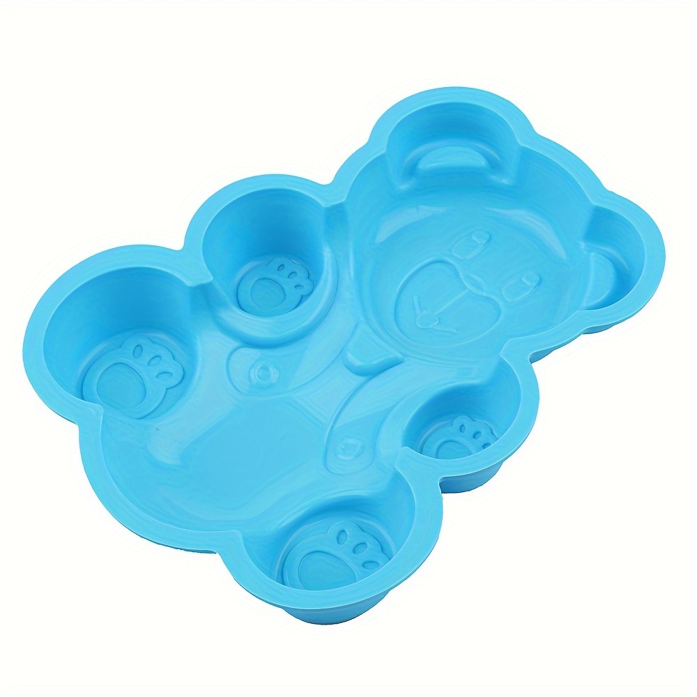 1pc silicone bear cake mold easy to   resistant and oven safe bakeware for holiday celebrations baking tools details 3