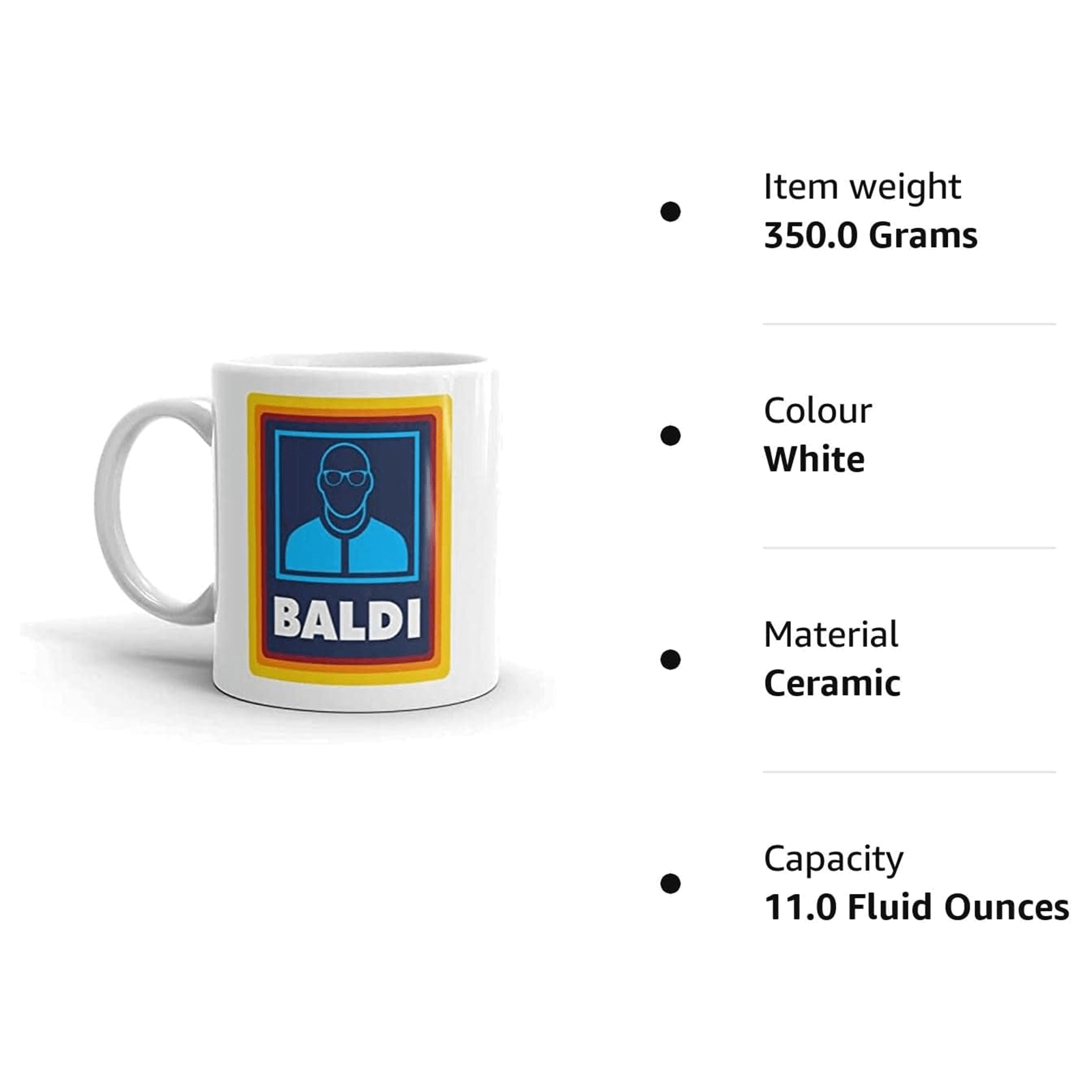 baldi gift mug funny gift for bald man gift for bald dad gift for stepdad baldi mug gift for fathers fathers day mug grandad mug funny novelty bald mens boys gift present for dad details 3