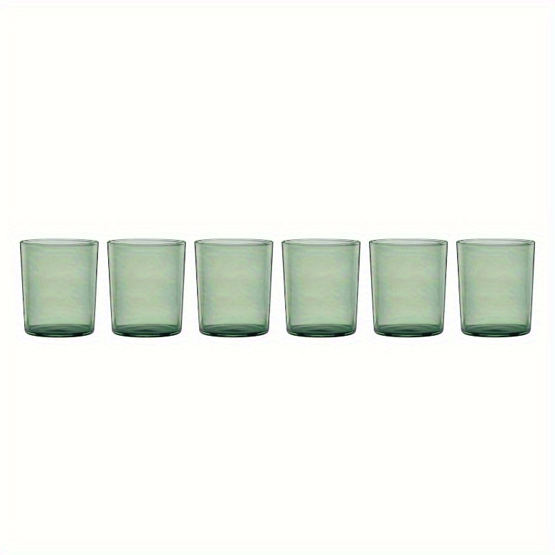 entertain 365 16 oz   green glasses set of 6 details 0