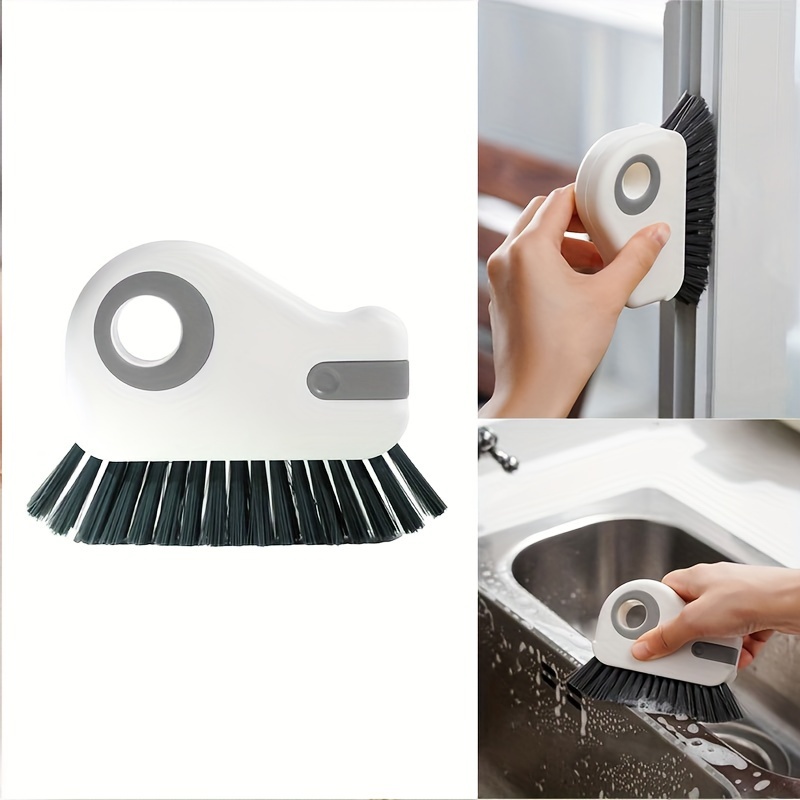 1pc cleaning brush window rail cleaning tool 2 in 1   cleaning brush multi functional bristle crevice cleaning brush for sliding door tracks window sills window   details 5