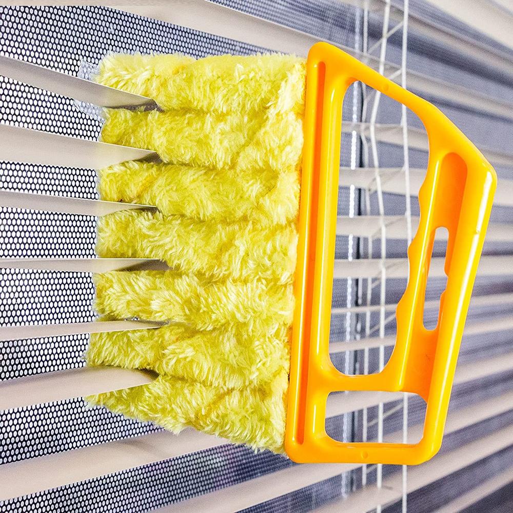 1pc washable window cleaning brushes with microfibers for effortless dust collection and blinds cleaning details 0