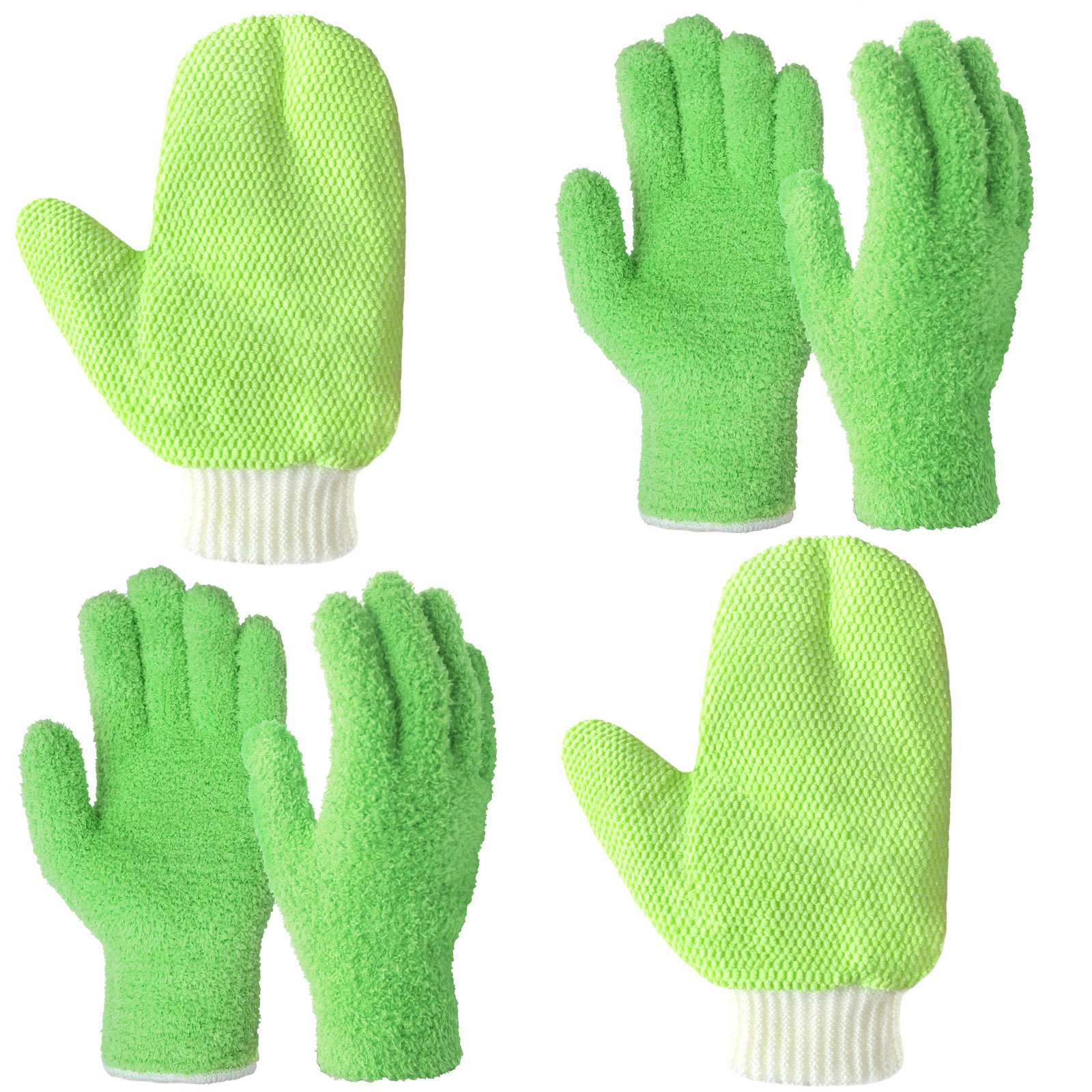 3 pairs microfiber dusting gloves plant cleaning glove reusable for houseplants blinds furniture and small objects details 0